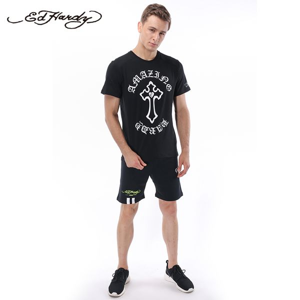 edh series 2021 summer new cross fashion brand printed t-shirt men's leisure sports trend slim top, White;black
edh series 2021 summer new cross fashion brand printed t-shirt men's leisure sports trend slim top, White;black
