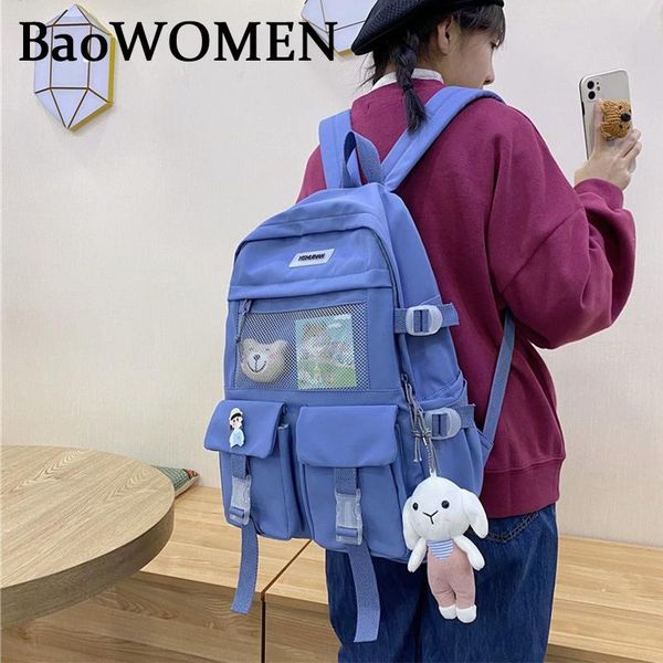 backpack baowomen 16.14inch woman waterproof nylon soft handle multi-pocket travel zipper mochila feminina sac a dos school bags
backpack baowomen 16.14inch woman waterproof nylon soft handle multi-pocket travel zipper mochila feminina sac a dos school bags