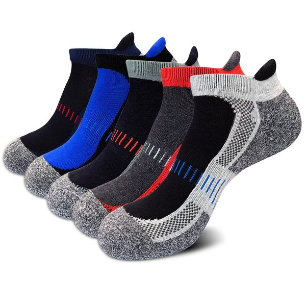 mens ankle socks performance comfort casual brethable low cut athletic sport compression cushioned running tab socks, Black
mens ankle socks performance comfort casual brethable low cut athletic sport compression cushioned running tab socks, Black