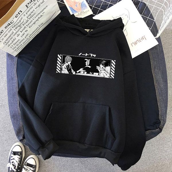 women's hoodies & sweatshirts oversized hoodie death note kawaii drop harajuku y2k undefined kpop long sleeve clothes sweatshirt, Black
women's hoodies & sweatshirts oversized hoodie death note kawaii drop harajuku y2k undefined kpop long sleeve clothes sweatshirt, Black