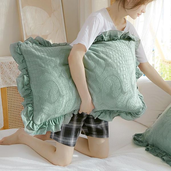 pillow case decorative pillows for bed cushions cover cotton pillowcase with lace trimming household pink 45*75cm
pillow case decorative pillows for bed cushions cover cotton pillowcase with lace trimming household pink 45*75cm