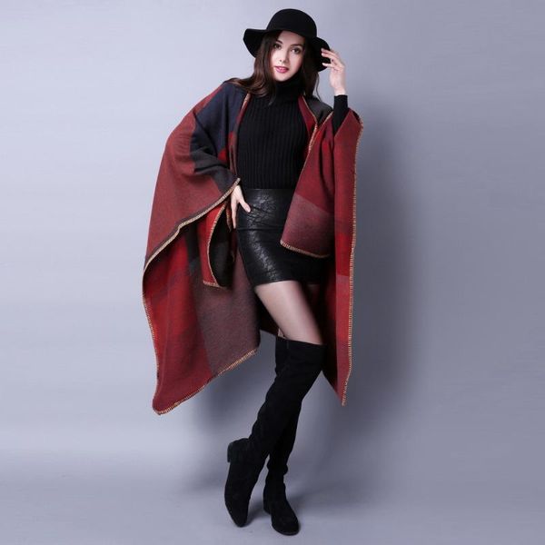 scarves fashion autumn and winter scarf women's long warm travelling cashmere national style thickened shawl cape, Blue;gray
scarves fashion autumn and winter scarf women's long warm travelling cashmere national style thickened shawl cape, Blue;gray