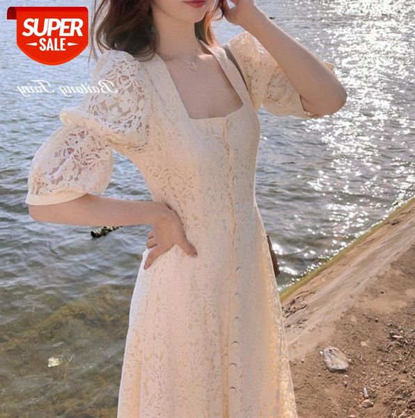 french retro platycodon first love white long skirt design sense temperament square collar dress women #9z2u, Black;gray
french retro platycodon first love white long skirt design sense temperament square collar dress women #9z2u, Black;gray