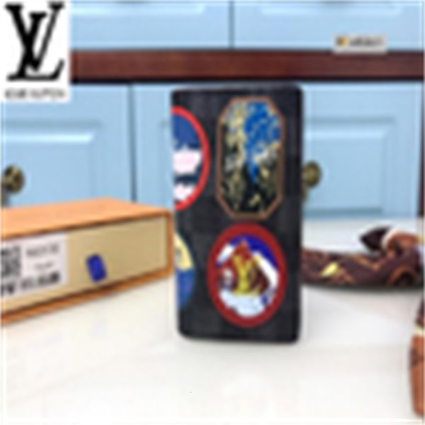 purse brand designer luxury ortb n60130 clutches personality trend pattern folding wallet women compact real leather long wallet chain walle, Red;black
purse brand designer luxury ortb n60130 clutches personality trend pattern folding wallet women compact real leather long wallet chain walle, Red;black