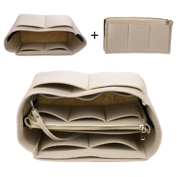 storage bags felt bag portable cosmetic organizer multifunctional insert for travel handbag inner purse make up pouch case
storage bags felt bag portable cosmetic organizer multifunctional insert for travel handbag inner purse make up pouch case