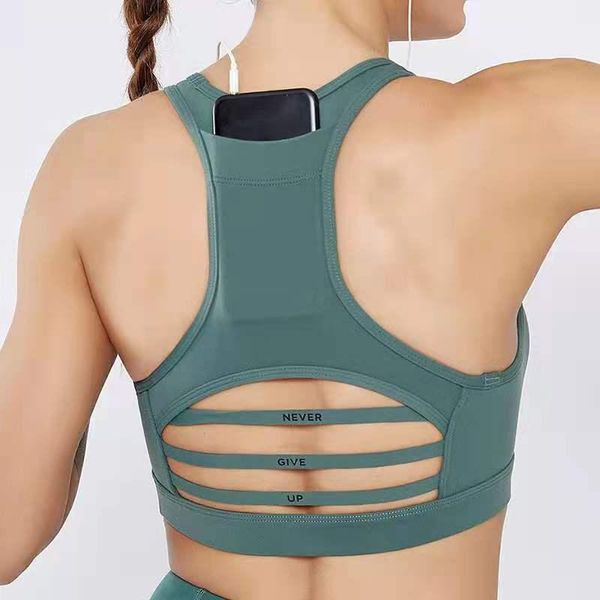 yoga outfit women's high support underwear back with pocket gym solid color outdoor active sport wear bras without underwire 
yoga outfit women's high support underwear back with pocket gym solid color outdoor active sport wear bras without underwire