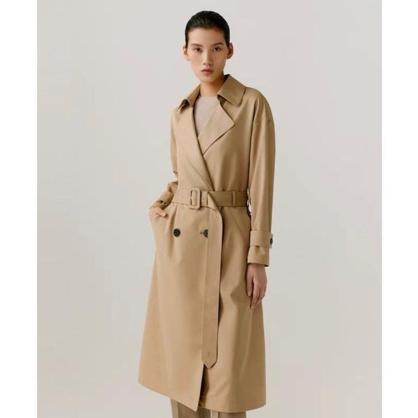 women's wool & blends ici * le zhihe clothing 21 autumn and winter shoulder drop large lapel windbreaker 1002b2052501, Black
women's wool & blends ici * le zhihe clothing 21 autumn and winter shoulder drop large lapel windbreaker 1002b2052501, Black