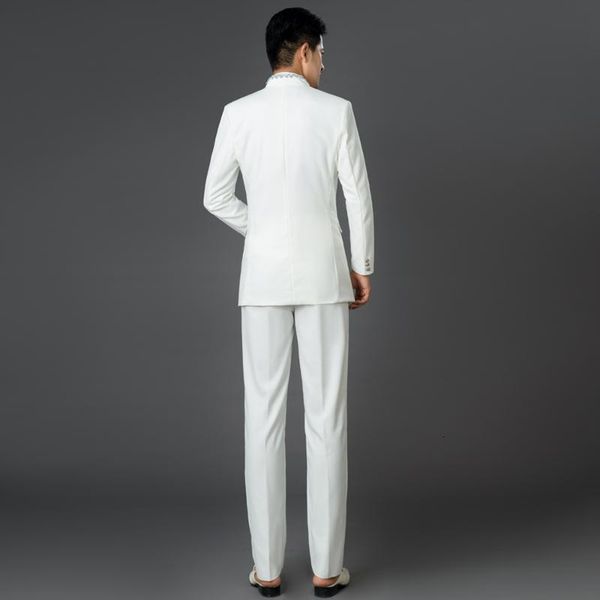 men's suits & blazers s-3xl clothing fashion groom wedding dress male clothes formal royal suit costume stage plus size costumes lqy6, White;black
men's suits & blazers s-3xl clothing fashion groom wedding dress male clothes formal royal suit costume stage plus size costumes lqy6, White;black