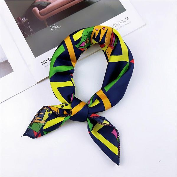 scarves 50*50cm hair scarf tie harness print luxury satin small square silk neckring winter head for women neckerchief, Blue;gray
scarves 50*50cm hair scarf tie harness print luxury satin small square silk neckring winter head for women neckerchief, Blue;gray