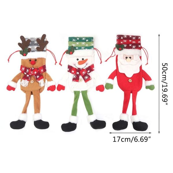 christmas decorations long-legged santa snowman elk wine bottle cover xmas decor bags with drawstrings reusable drop
christmas decorations long-legged santa snowman elk wine bottle cover xmas decor bags with drawstrings reusable drop