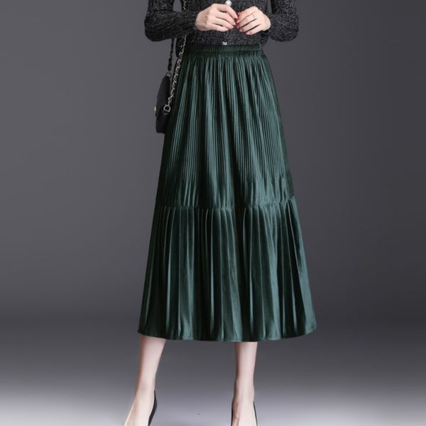 skirts autumn veet pleated elastic waist thick patchwork boho a-line long skirts gray khaki, Black
skirts autumn veet pleated elastic waist thick patchwork boho a-line long skirts gray khaki, Black