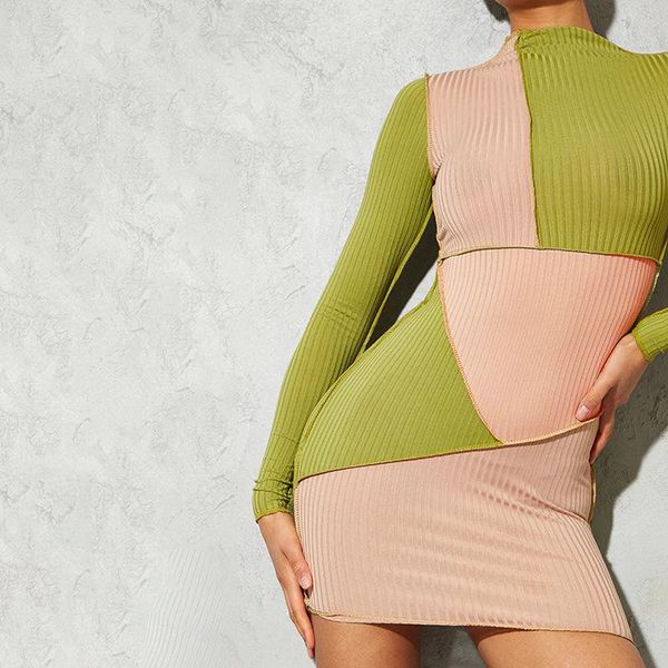 casual dresses woman mini sweater dress bodycon contrast panelling kintted patchwork fall spring elegant party robes streetwear, Black;gray
casual dresses woman mini sweater dress bodycon contrast panelling kintted patchwork fall spring elegant party robes streetwear, Black;gray