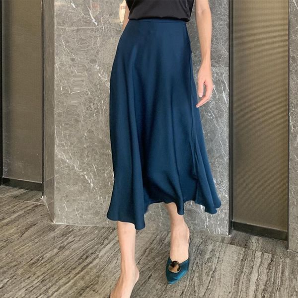 skirts women 2021 midi a-line womens england office lady satin high waist simple elegant long skirt summer faldas mujer moda, Black
skirts women 2021 midi a-line womens england office lady satin high waist simple elegant long skirt summer faldas mujer moda, Black