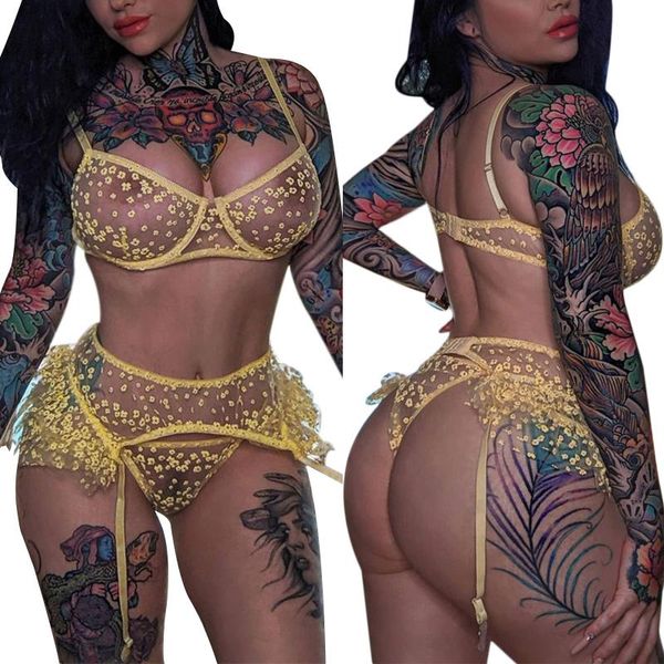 bras sets hirigin underwear set women flower embroidery lace splicing mesh perspective bra + briefs +tie up garter lingerie suit, Red;black
bras sets hirigin underwear set women flower embroidery lace splicing mesh perspective bra + briefs +tie up garter lingerie suit, Red;black
