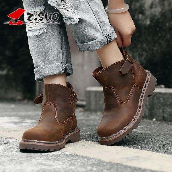 boots women platform genuine leather shoes for woman outdoor autumn waterproof work tooling botas, Black
boots women platform genuine leather shoes for woman outdoor autumn waterproof work tooling botas, Black