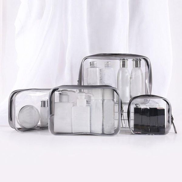 storage bags transparent cosmetic bag portable waterproof pvc hand-held travel skin care bathroom toilet
storage bags transparent cosmetic bag portable waterproof pvc hand-held travel skin care bathroom toilet