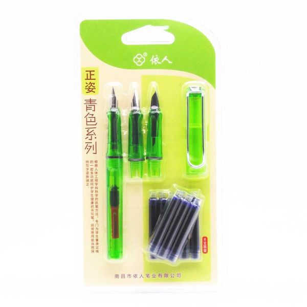fountain pens 3pcs nib 8pcs blue ink luxury packaging 357 transparent green pen packs send your friends and loved ones
fountain pens 3pcs nib 8pcs blue ink luxury packaging 357 transparent green pen packs send your friends and loved ones