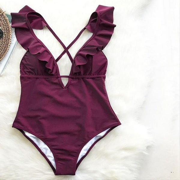 women's swimwear burgundy heart attack falbala swimsuit bikini set women ruffle v-neck monokini 2021 girls beach bathing suit, White;black
women's swimwear burgundy heart attack falbala swimsuit bikini set women ruffle v-neck monokini 2021 girls beach bathing suit, White;black