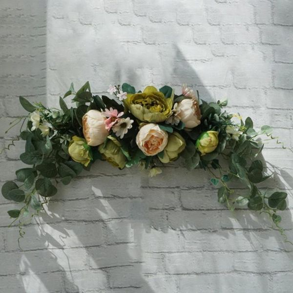 decorative flowers & wreaths artificial flower wreath door threshold garland home wedding party wall decor
decorative flowers & wreaths artificial flower wreath door threshold garland home wedding party wall decor