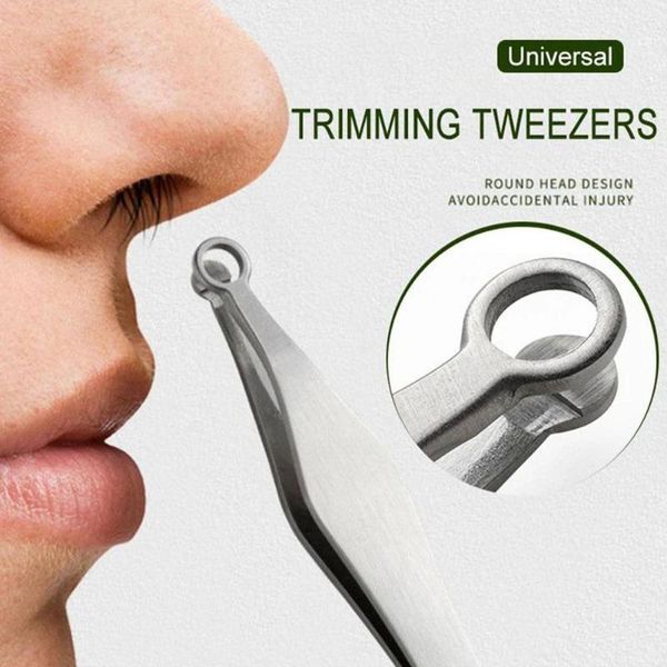 universal nose hair trimming tweezers round tip eyebrow tweezer perfectly stainless steel removal electric & ear trimmers
universal nose hair trimming tweezers round tip eyebrow tweezer perfectly stainless steel removal electric & ear trimmers
