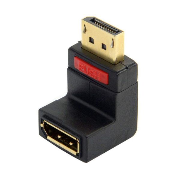 audio cables & connectors 90 degree up angled dp displayport male to female extension adapter
audio cables & connectors 90 degree up angled dp displayport male to female extension adapter