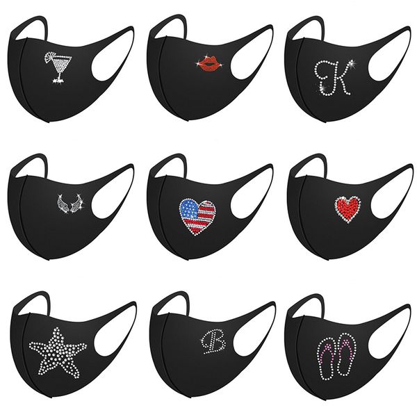 bling diamond face mask black red lips white butterfly starfish ice silk washable reusable cover shield sequins designer shiny party masks
bling diamond face mask black red lips white butterfly starfish ice silk washable reusable cover shield sequins designer shiny party masks
