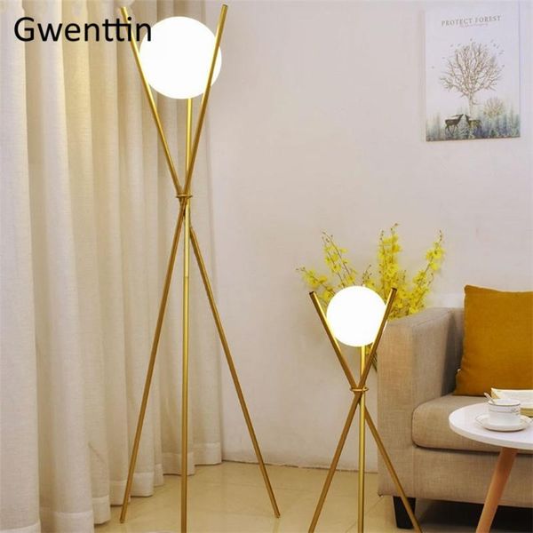 modern glass floor lamps gold tripod standing lights for living room bedroom led lighting fixtures home art loft decor
modern glass floor lamps gold tripod standing lights for living room bedroom led lighting fixtures home art loft decor