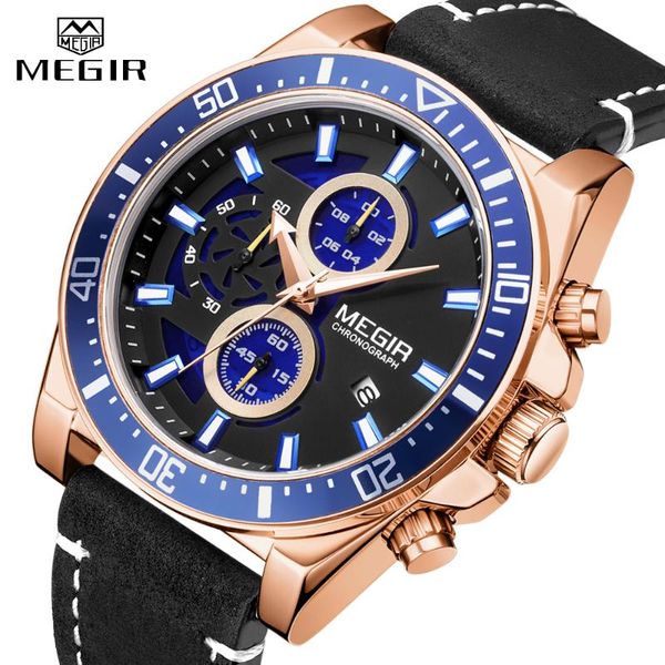 wristwatches megir brand mens watches luxury waterproof men's quartz watch men fashion sports chronograph clock relogio masculino, Slivery;brown
wristwatches megir brand mens watches luxury waterproof men's quartz watch men fashion sports chronograph clock relogio masculino, Slivery;brown
