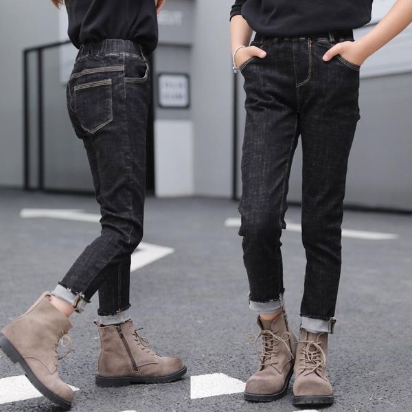 jeans kids girls spring teenage skinny jean pants cotton solid color denim legs children black trousers for 3-16years 2021, Blue
jeans kids girls spring teenage skinny jean pants cotton solid color denim legs children black trousers for 3-16years 2021, Blue