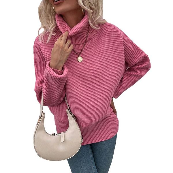 women's sweaters 2021 autumn winter sweater solid color lapel split high collar womens plus size knit pullover, White;black
women's sweaters 2021 autumn winter sweater solid color lapel split high collar womens plus size knit pullover, White;black