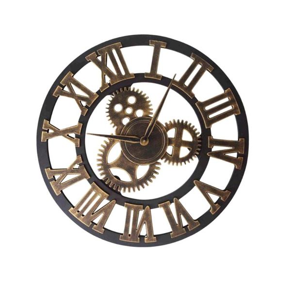 wall clocks 1pc 34cm industrial gear clock decorative style without battery (golden)
wall clocks 1pc 34cm industrial gear clock decorative style without battery (golden)