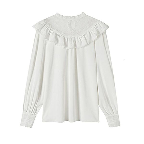 women's blouses & shirts shirt plus size lace hollow chiffon high collar long sleeve loose fit fashion tide spring e238-e hi7p, White
women's blouses & shirts shirt plus size lace hollow chiffon high collar long sleeve loose fit fashion tide spring e238-e hi7p, White