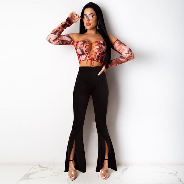 soid front split summer bell bottom trouser woman high waist push up bodycon flare pant streetwear female party legging women's pants &, Black;white
soid front split summer bell bottom trouser woman high waist push up bodycon flare pant streetwear female party legging women's pants &, Black;white