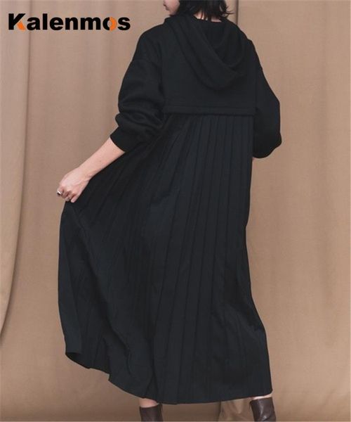 sweatshirts dress women hooded long hoodies loose draped cotton gothic elegant feminino korean japan maxi vestidos plus size casual dresses, Black;gray
sweatshirts dress women hooded long hoodies loose draped cotton gothic elegant feminino korean japan maxi vestidos plus size casual dresses, Black;gray