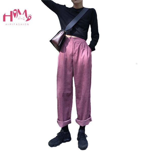 autumn korean style high waist corduroy harajuku streetwear women trousers solid casual vintage white wide leg pants, Black;white
autumn korean style high waist corduroy harajuku streetwear women trousers solid casual vintage white wide leg pants, Black;white