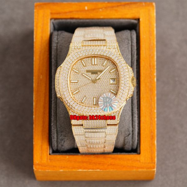 7 styles watches rrf 40mm nautilus 5711 full diamonds cal.324 automatic mens watch pavé diamond dial 18k gold bracelet gents sports wristwat, Slivery;brown
7 styles watches rrf 40mm nautilus 5711 full diamonds cal.324 automatic mens watch pavé diamond dial 18k gold bracelet gents sports wristwat, Slivery;brown