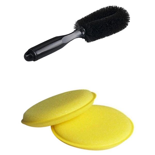 car cleaning soft brush non-scratch material with two waxing polish wax foam sponge applicator pads
car cleaning soft brush non-scratch material with two waxing polish wax foam sponge applicator pads