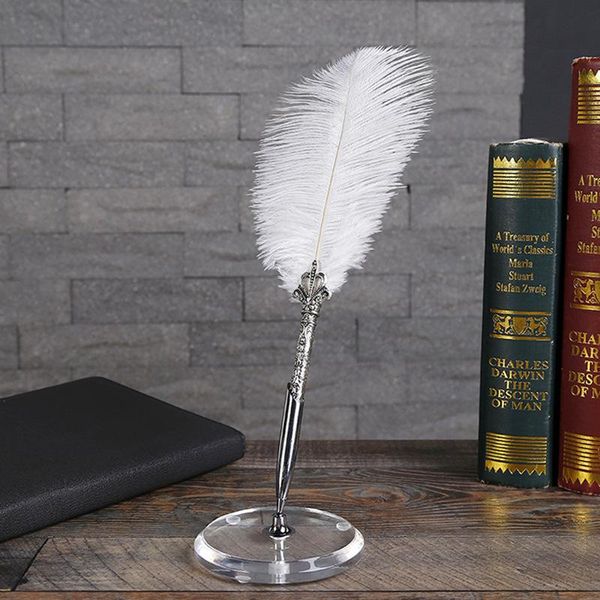retro classical quill pen old european style feather writing gift with stand fountain pens
retro classical quill pen old european style feather writing gift with stand fountain pens