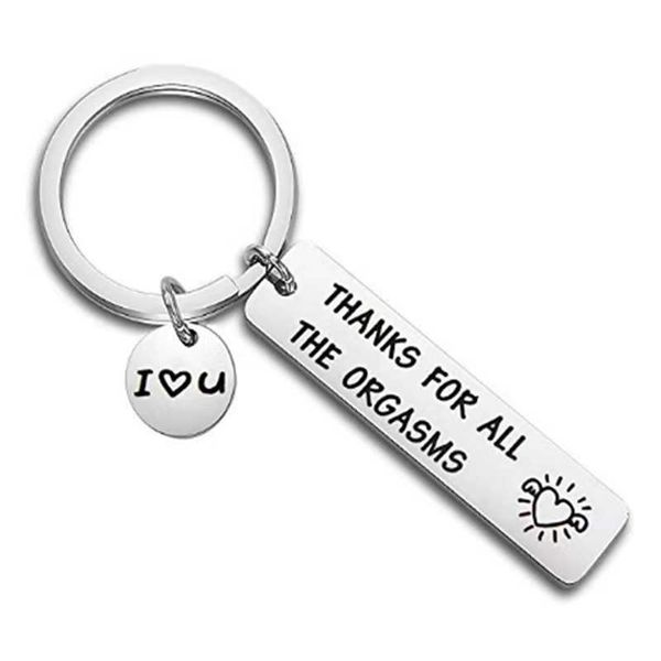 custom keyring engraved thank for all the orgasms i love you key ring couple keychain jewelry gifts give to my boyfriend husband, Slivery;golden
custom keyring engraved thank for all the orgasms i love you key ring couple keychain jewelry gifts give to my boyfriend husband, Slivery;golden