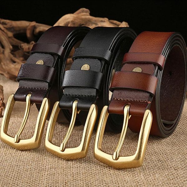 belts men's belts, leather, copper buckles, youth two-layer leather handmade middle-aged retro casual, Black;brown
belts men's belts, leather, copper buckles, youth two-layer leather handmade middle-aged retro casual, Black;brown