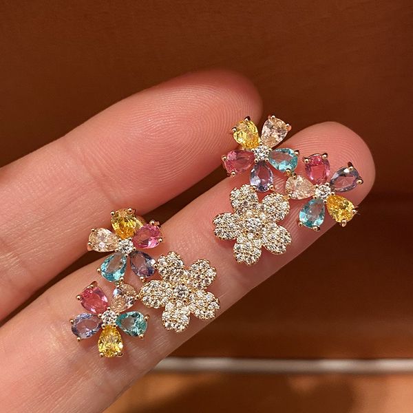 colorful tassel flower earring crystal zircon exquisite small for women daisy jewelry girl gift fashion simple luxury brand, Silver
colorful tassel flower earring crystal zircon exquisite small for women daisy jewelry girl gift fashion simple luxury brand, Silver