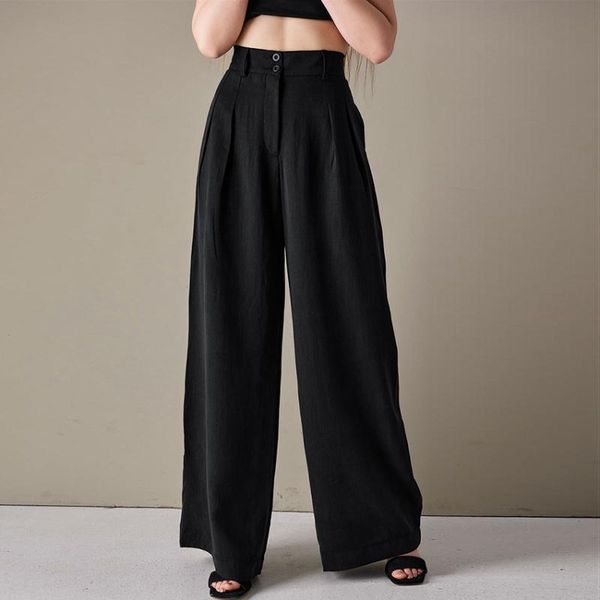 women's pants & capris lexie zhang fashion elegant black high waist draped loose spring summer thin floor wide leg, Black;white
women's pants & capris lexie zhang fashion elegant black high waist draped loose spring summer thin floor wide leg, Black;white