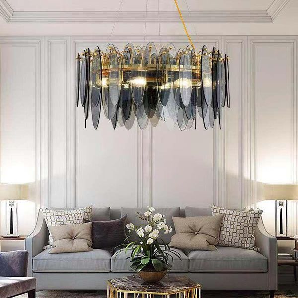 postmodern light luxury atmosphere leaf designer living room bedroom pendant lamp dining art glass hall chandelier lamps
postmodern light luxury atmosphere leaf designer living room bedroom pendant lamp dining art glass hall chandelier lamps