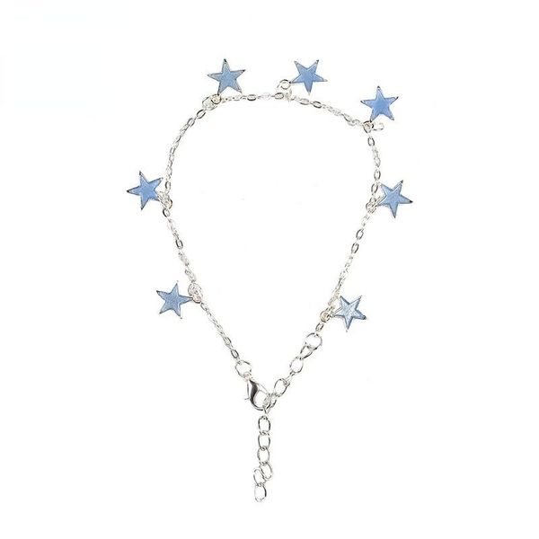 anklets beach wind fluorescent blue five pointed star tassel foot chain simple luminous jewelry, Red;blue
anklets beach wind fluorescent blue five pointed star tassel foot chain simple luminous jewelry, Red;blue