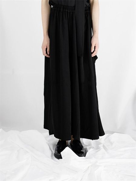 men's pants pant skirt casual wide leg autumn winter black elastic waist design thickens super loose
men's pants pant skirt casual wide leg autumn winter black elastic waist design thickens super loose