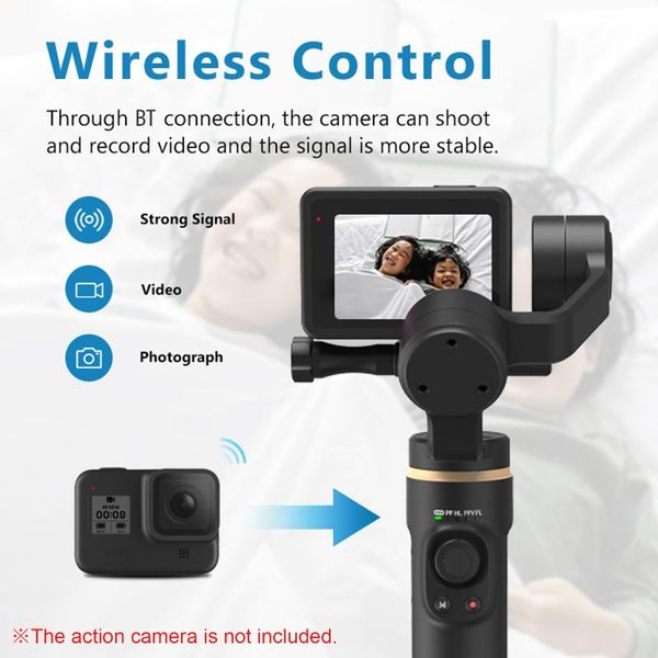 handheld 3-axis action camera gimbal stabilizer anti-shake wireless control vertical/horizontal time-lapse shooting stabilizers
handheld 3-axis action camera gimbal stabilizer anti-shake wireless control vertical/horizontal time-lapse shooting stabilizers