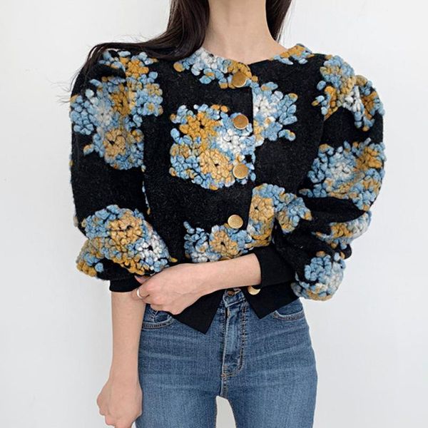 women's jackets fashion embroidery cardigan women puff sleeve fluffy knitted coat cashmere sweater autumn winter floral jacket ixkr, Black;brown
women's jackets fashion embroidery cardigan women puff sleeve fluffy knitted coat cashmere sweater autumn winter floral jacket ixkr, Black;brown