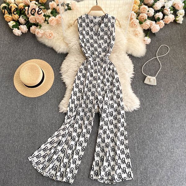 neploe v neck sleevless shoulder strapless jumpsuits women high waist hip wide leg bodysuits summer print playsuit 210510, Black;white
neploe v neck sleevless shoulder strapless jumpsuits women high waist hip wide leg bodysuits summer print playsuit 210510, Black;white