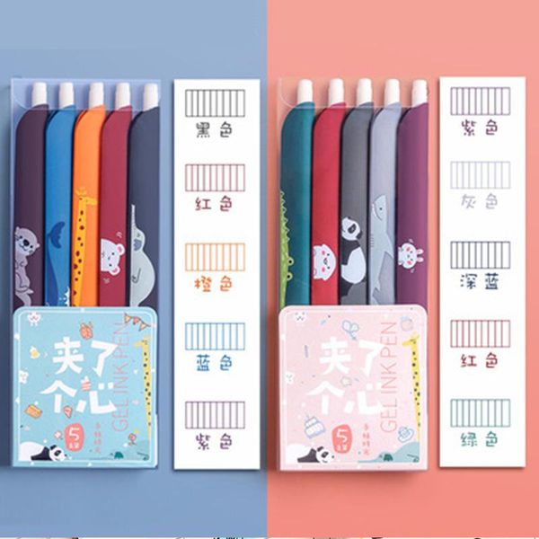 gel pens 5pcs retro multifunction color ink pen ruler bookmark 0.5mm animal cat panda set novelty school supplies
gel pens 5pcs retro multifunction color ink pen ruler bookmark 0.5mm animal cat panda set novelty school supplies