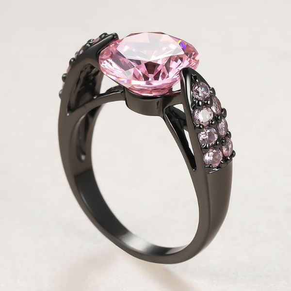 wedding rings vintage female pink crystal stone ring charm 14kt black gold for women dainty bride round zircon engagement, Slivery;golden
wedding rings vintage female pink crystal stone ring charm 14kt black gold for women dainty bride round zircon engagement, Slivery;golden